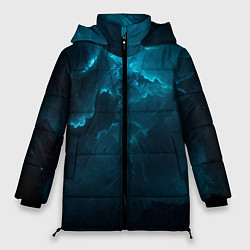 Куртка зимняя женская Облака и звезды, цвет: 3D-светло-серый