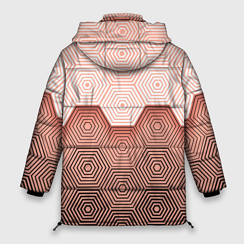 Женская зимняя куртка Hexagon Minimal / 3D-Черный – фото 2