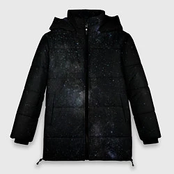 Куртка зимняя женская Лонгслив Звезды и космос, цвет: 3D-красный