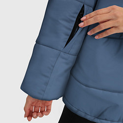 Куртка зимняя женская Gradient Dark Blue, цвет: 3D-черный — фото 2