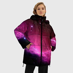 Куртка зимняя женская Night Nebula, цвет: 3D-красный — фото 2