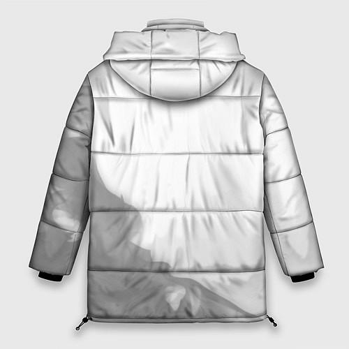 Женская зимняя куртка Rust Glitch на светлом фоне / 3D-Черный – фото 2