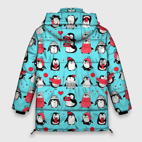 Женская зимняя куртка PENGUINS ON THE POSITIVE / 3D-Черный – фото 2