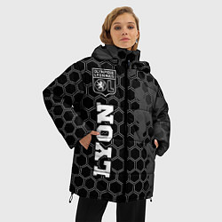Куртка зимняя женская Lyon Sport на темном фоне FS, цвет: 3D-черный — фото 2