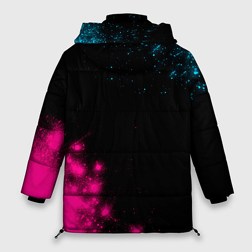 Женская зимняя куртка West Ham Neon Gradient / 3D-Черный – фото 2