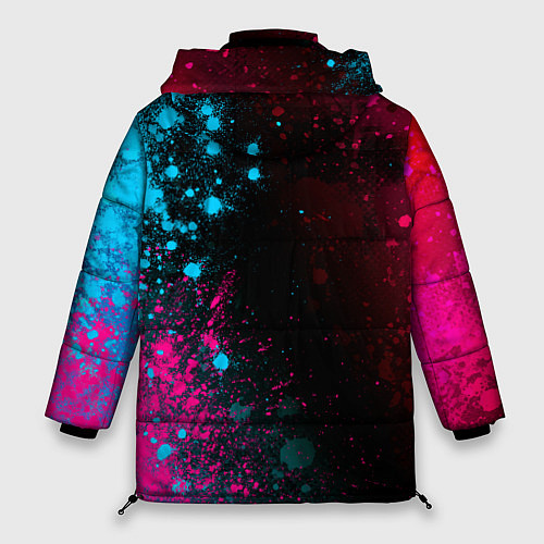 Женская зимняя куртка Five Finger Death Punch Neon Gradient / 3D-Черный – фото 2