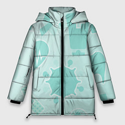 Куртка зимняя женская Медицинские профессии, цвет: 3D-черный