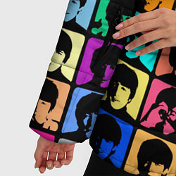 Куртка зимняя женская Legendary popular music group, цвет: 3D-светло-серый — фото 2