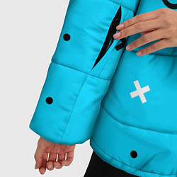 Куртка зимняя женская X O Плюсы и ноли, цвет: 3D-светло-серый — фото 2