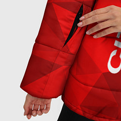 Куртка зимняя женская Citroёn - logo, цвет: 3D-красный — фото 2
