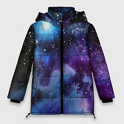 Куртка зимняя женская Дым вселенной, цвет: 3D-светло-серый