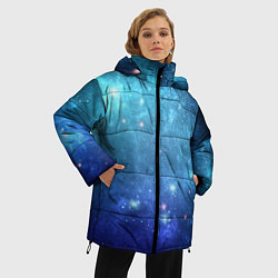 Куртка зимняя женская Ледяная туманность, цвет: 3D-красный — фото 2