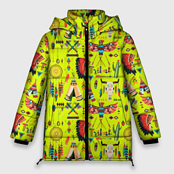 Куртка зимняя женская National indian items, цвет: 3D-черный
