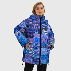 Куртка зимняя женская Blurring colors, цвет: 3D-светло-серый — фото 2