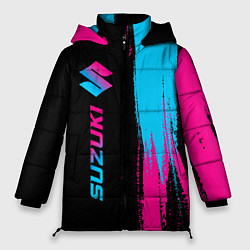 Куртка зимняя женская Suzuki - neon gradient: по-вертикали, цвет: 3D-черный