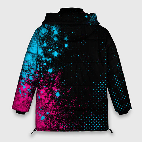 Женская зимняя куртка Skillet - neon gradient: по-вертикали / 3D-Черный – фото 2