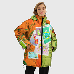 Куртка зимняя женская Марки, цвет: 3D-черный — фото 2
