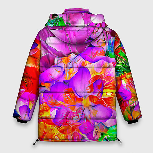 Женская зимняя куртка Flower Illusion / 3D-Красный – фото 2