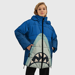 Куртка зимняя женская Монстр Океана, цвет: 3D-красный — фото 2