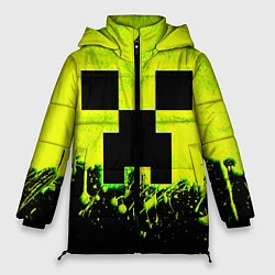 Куртка зимняя женская Creeper neon, цвет: 3D-черный