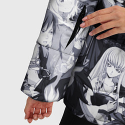 Куртка зимняя женская Все персонажи аниме, цвет: 3D-светло-серый — фото 2