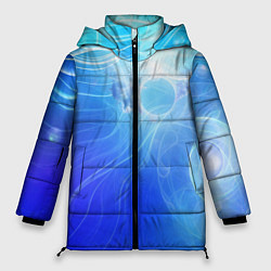 Женская зимняя куртка Голубой пульсар