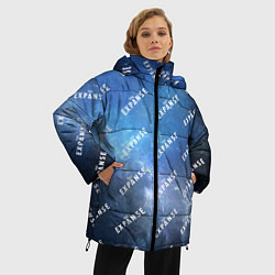 Куртка зимняя женская The Expanse pattern, цвет: 3D-красный — фото 2