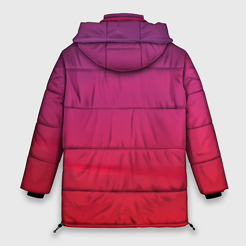 Женская зимняя куртка Красное небо / 3D-Черный – фото 2