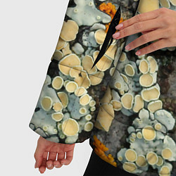 Куртка зимняя женская Лишайниковый лес, цвет: 3D-черный — фото 2