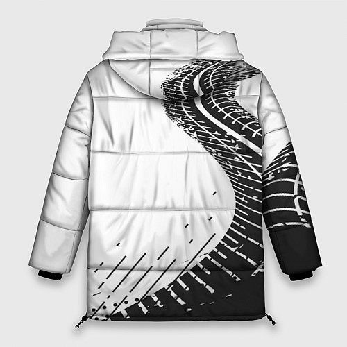 Женская зимняя куртка NFS Unbound следы резины / 3D-Черный – фото 2