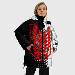 Куртка зимняя женская АТ - Разведкорпус - Красный, цвет: 3D-красный — фото 2