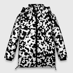 Куртка зимняя женская Камуфляж Cowskin мелкий, цвет: 3D-светло-серый