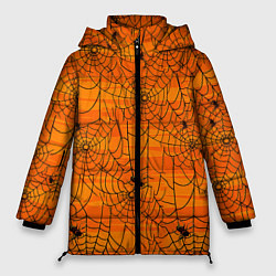 Куртка зимняя женская Паучье логово, цвет: 3D-черный