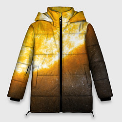 Женская зимняя куртка Солнце в космосе