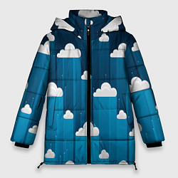 Куртка зимняя женская Night clouds, цвет: 3D-светло-серый