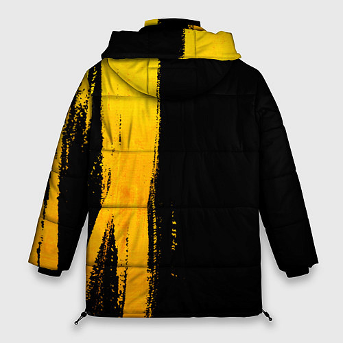 Женская зимняя куртка Ramones - gold gradient: по-вертикали / 3D-Черный – фото 2