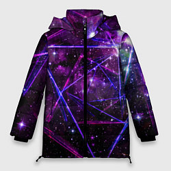 Женская зимняя куртка Triangle space - Neon - Geometry