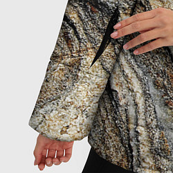 Куртка зимняя женская Камень stone, цвет: 3D-черный — фото 2