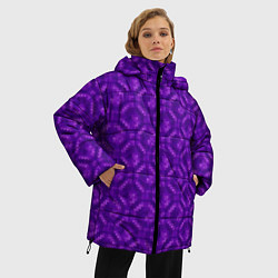 Куртка зимняя женская Портал в незер, цвет: 3D-светло-серый — фото 2