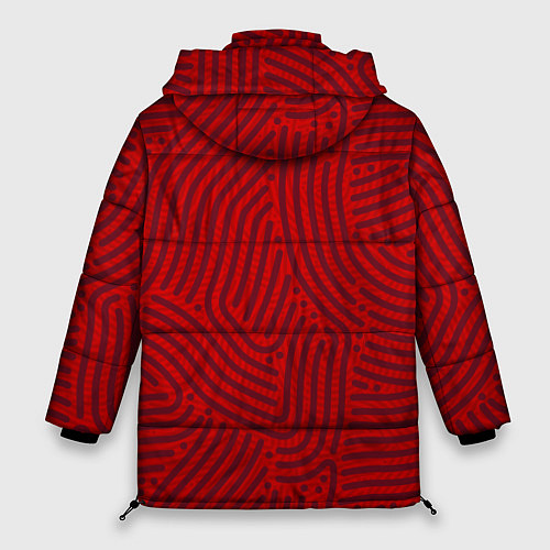 Женская зимняя куртка Roma отпечатки / 3D-Красный – фото 2