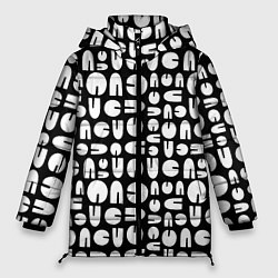 Женская зимняя куртка Современная геометрия