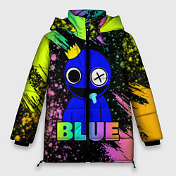 Куртка зимняя женская Rainbow Friends - Blue, цвет: 3D-красный