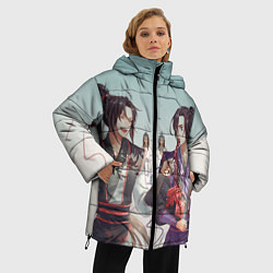 Куртка зимняя женская Wangji and Wuxian - Mo Dao Zu Shi, цвет: 3D-красный — фото 2