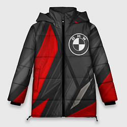 Куртка зимняя женская BMW sports racing, цвет: 3D-черный