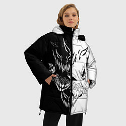Куртка зимняя женская Drain Face ZXC, цвет: 3D-черный — фото 2