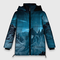 Женская зимняя куртка Снежные горные вершины