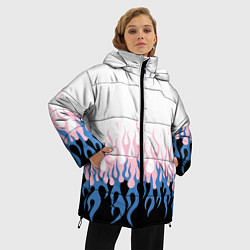 Куртка зимняя женская Ледяное пламя, цвет: 3D-черный — фото 2