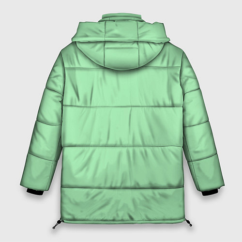 Женская зимняя куртка Мятный радуга / 3D-Черный – фото 2