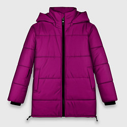 Женская зимняя куртка Баклажановый радуга