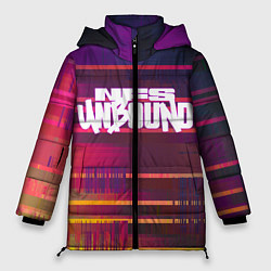 Куртка зимняя женская NFS unbound пиксель полосы, цвет: 3D-черный